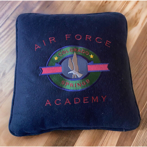 Oarsman Other - Air Force Academy Colorado Springs Pillow Wool Embroidered Oarsman NEW 12"x12"
